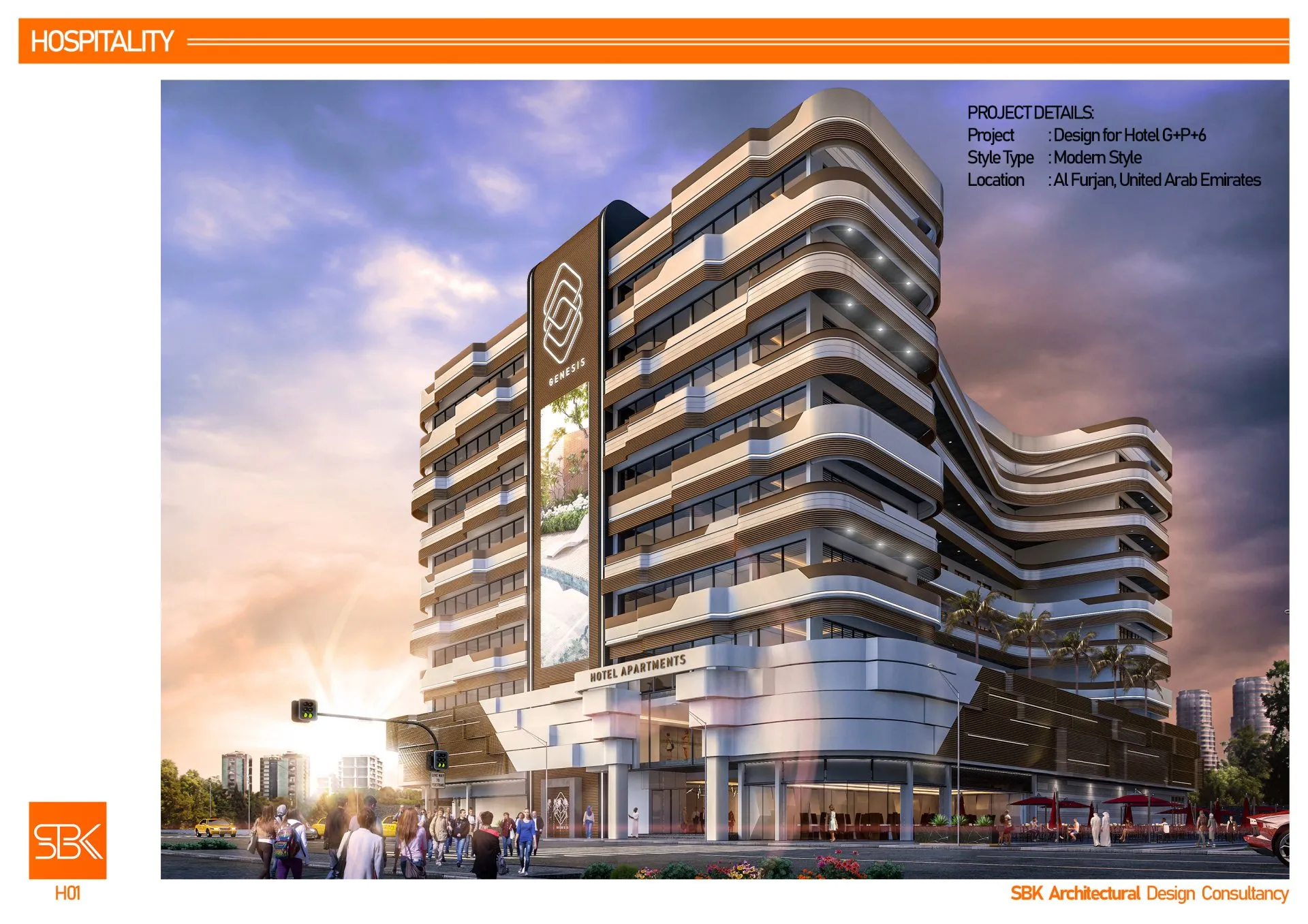 Hotel G+P+6 Al Furjan